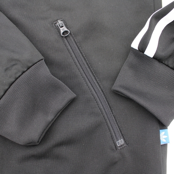 Adidas Women’s Superstar Track Jacket – Black/White, Size Large - Picture 4 of 7